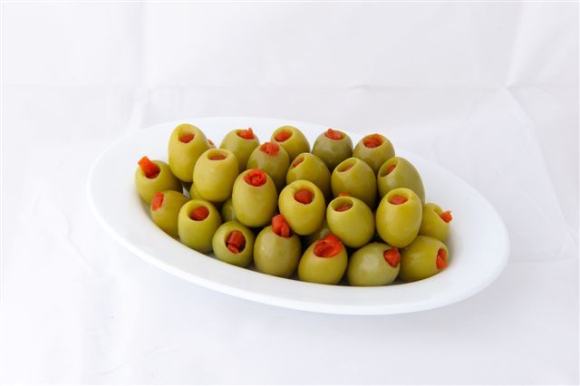 GREEN STUFFED WITH PEPPER PASTE (PIMIENTO)