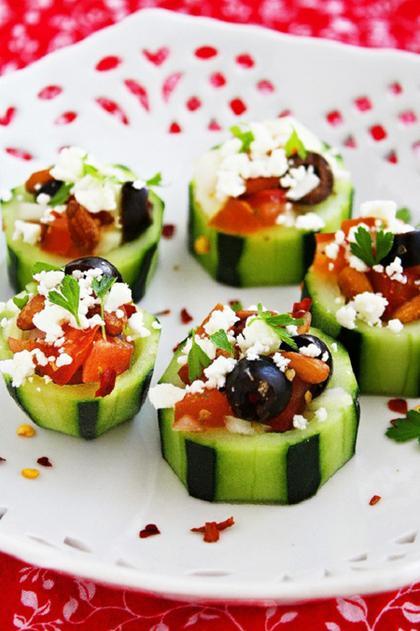 Mediterranean bites with olives