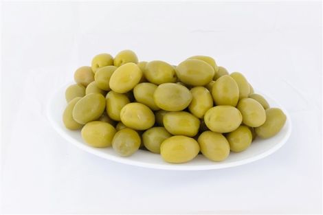 Green Halkidikis whole olives