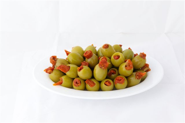 GREEN STUFFED WITH DRY TOMATO
