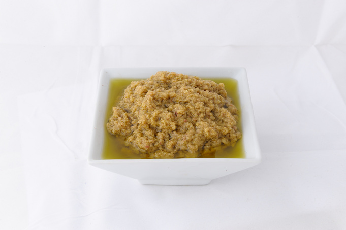 Green olive paste
